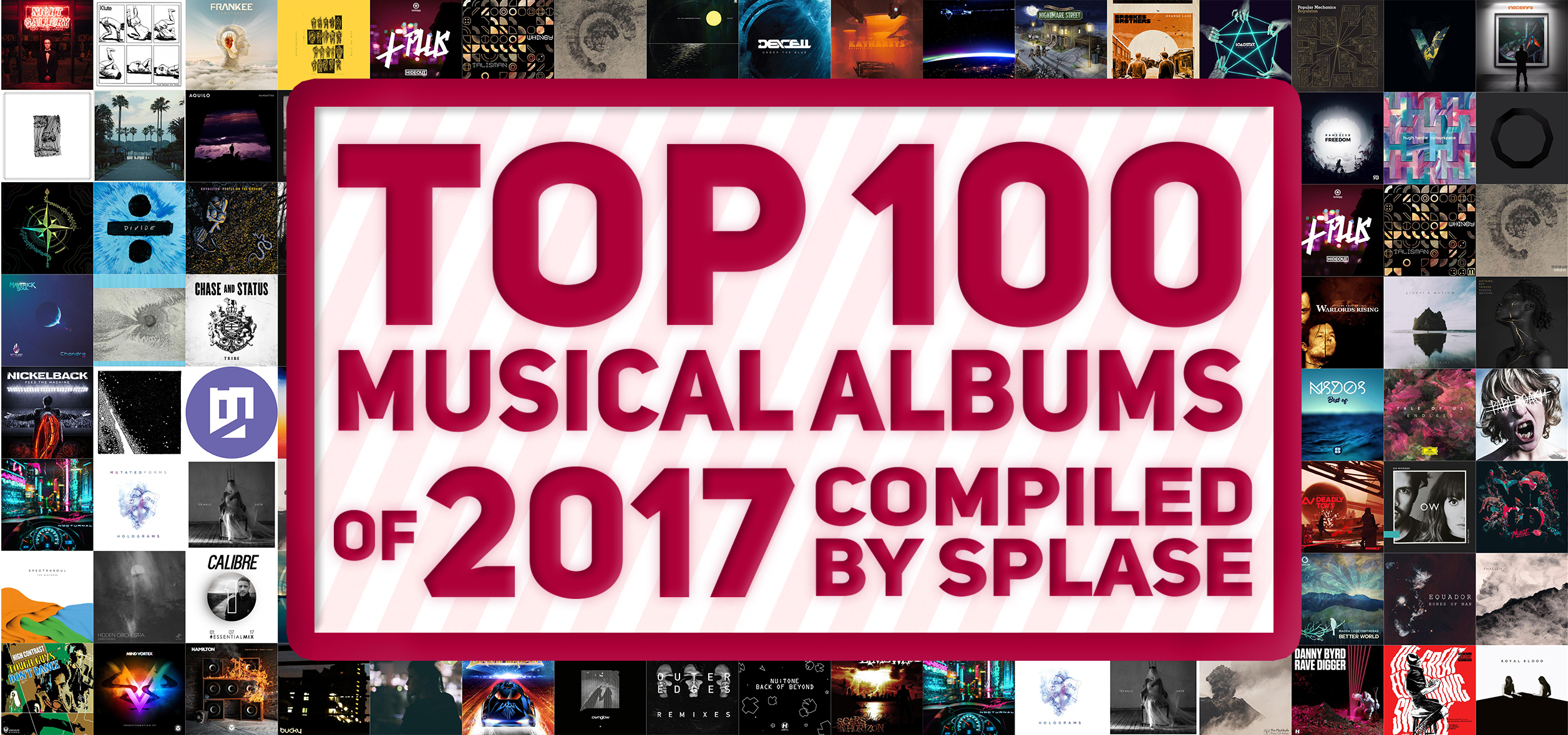 ОП 100 Музыкальных Альбомов 2017 года по моей версии / TOP 100 Musical Albums of 2017 compiled by Splase