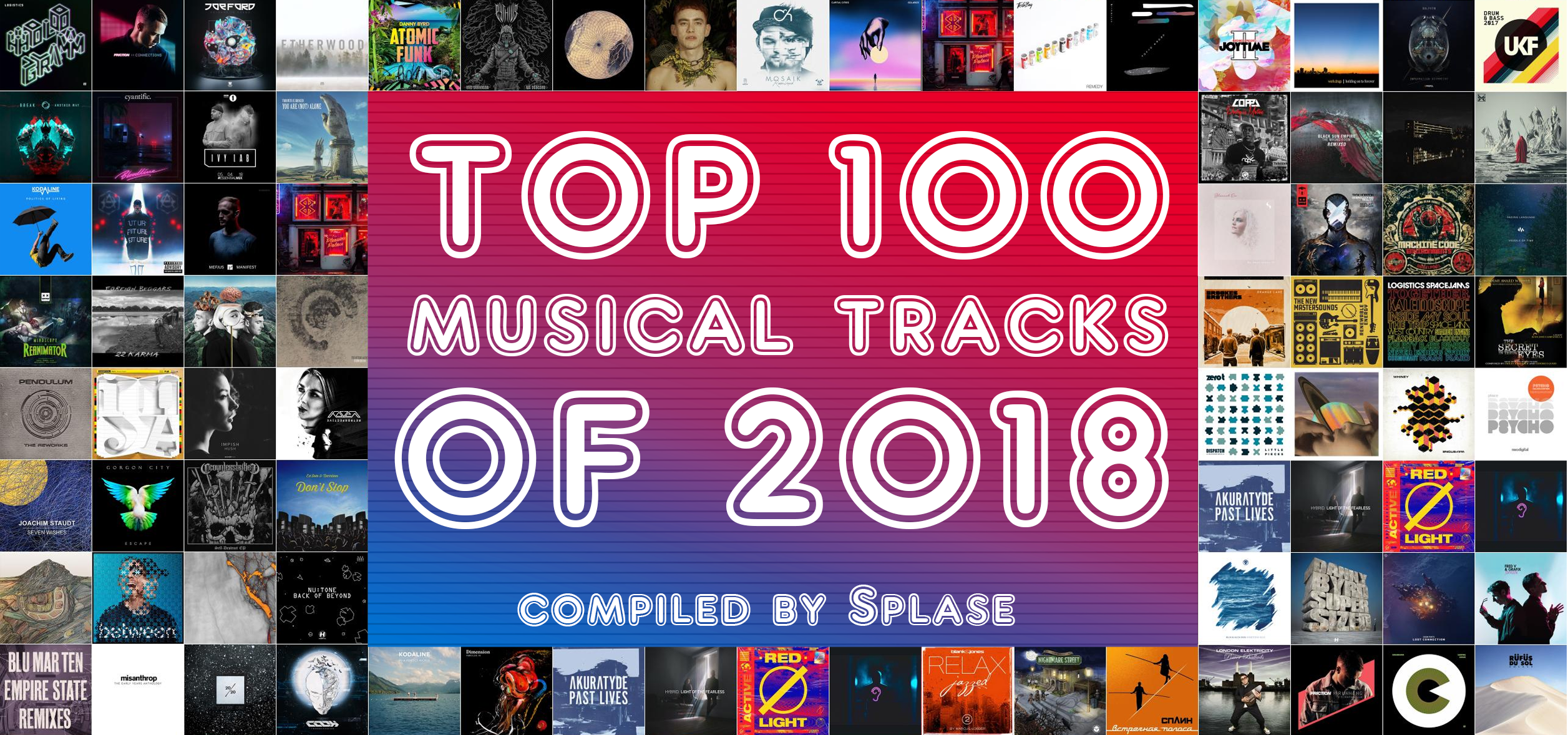 ТОП 100 Музыкальных треков 2018 года по моей версии / TOP 100 Musical Tracks of 2018 compiled by Splase