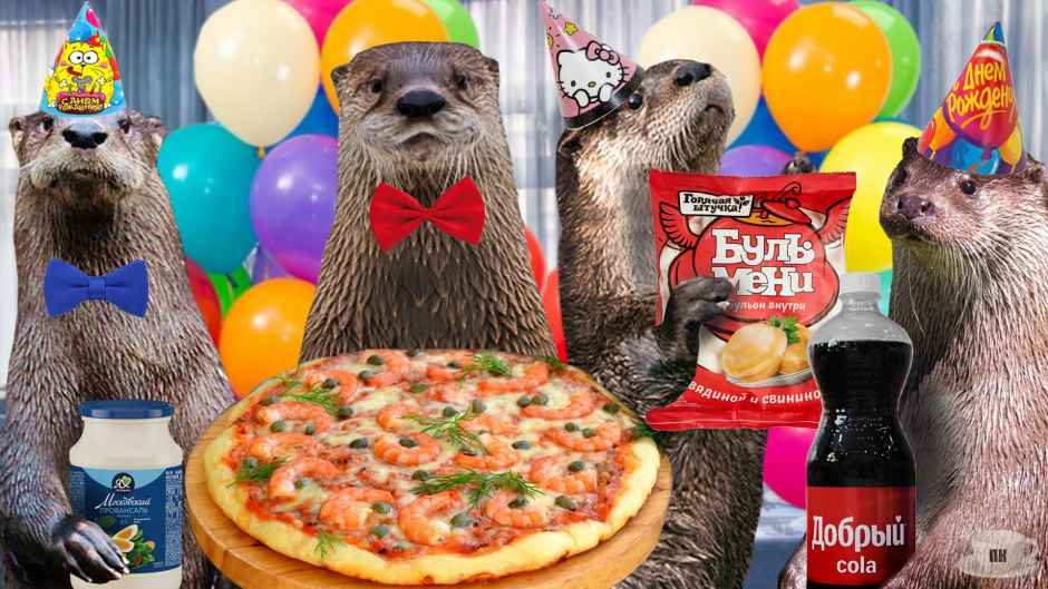 План Кинаки - мемы про выдр и других животных