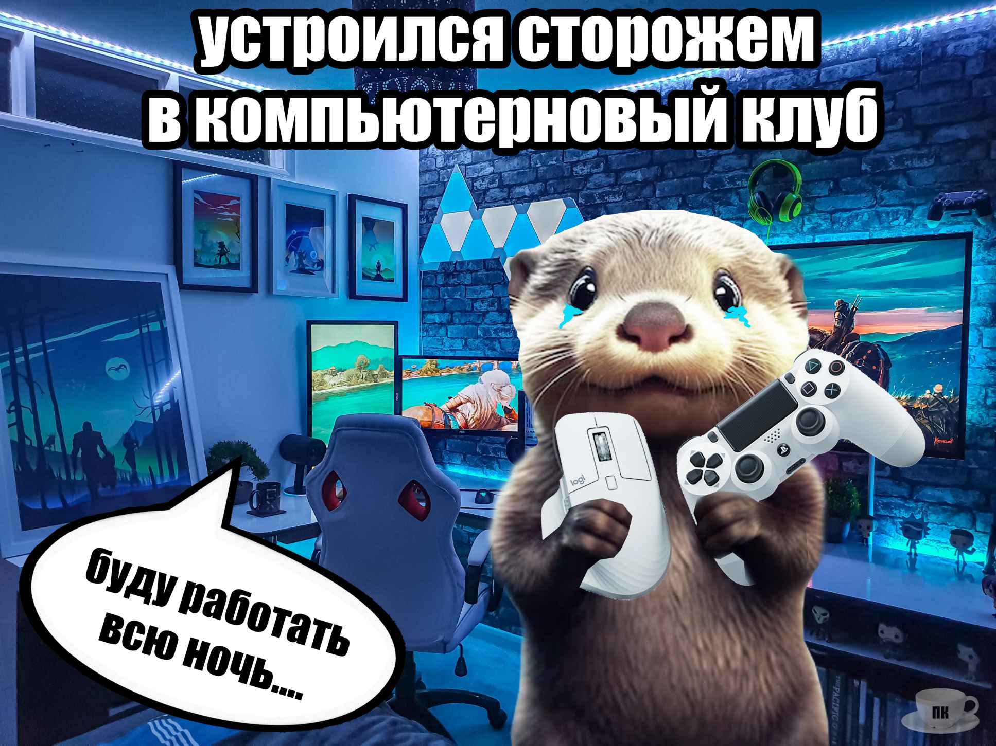 План Кинаки - мемы про выдр и других животных