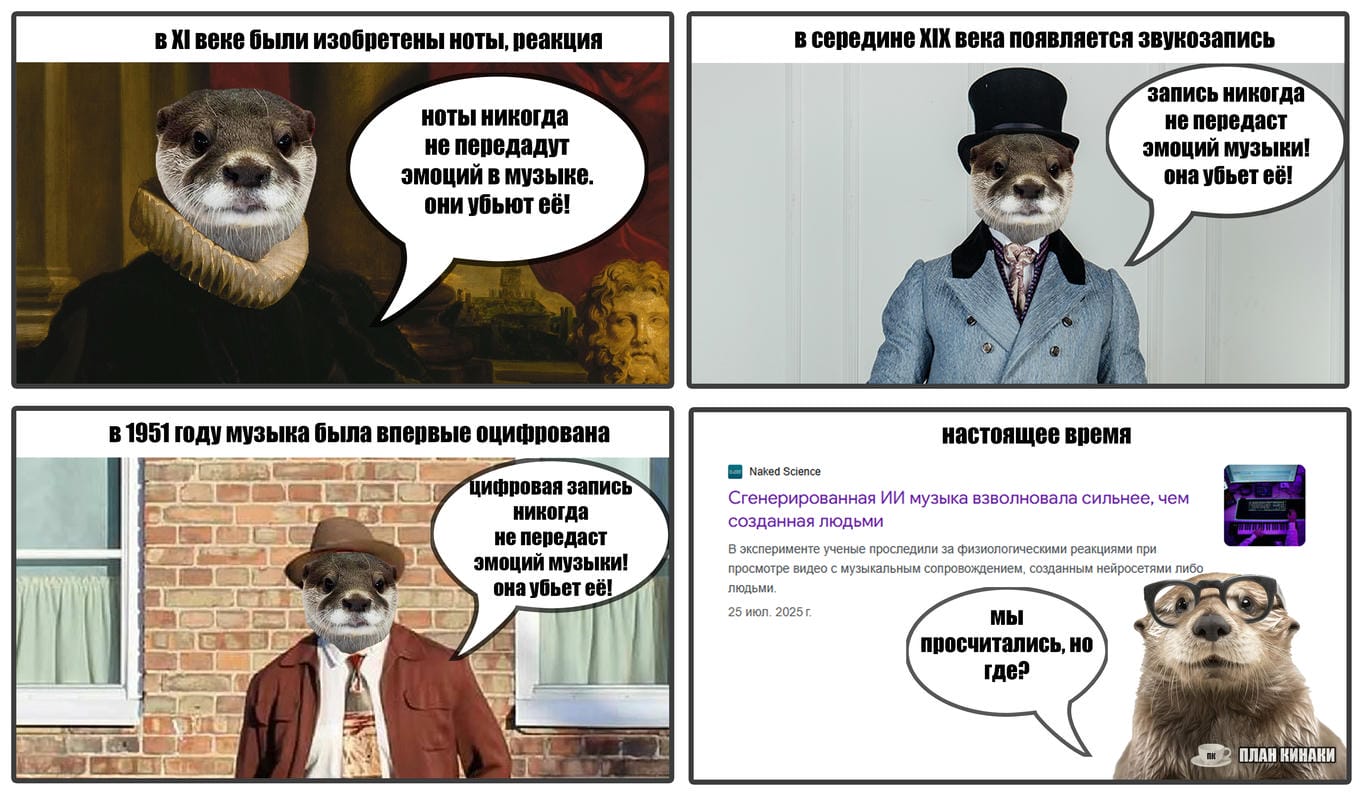 План Кинаки - мемы про выдр и других животных